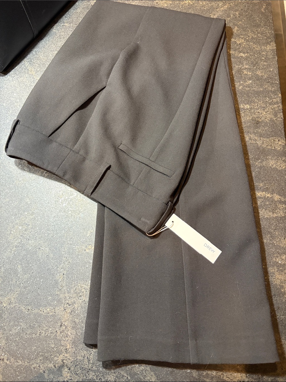 DREW Women’s Black Dress WideLeg Trousers - Tailored Look